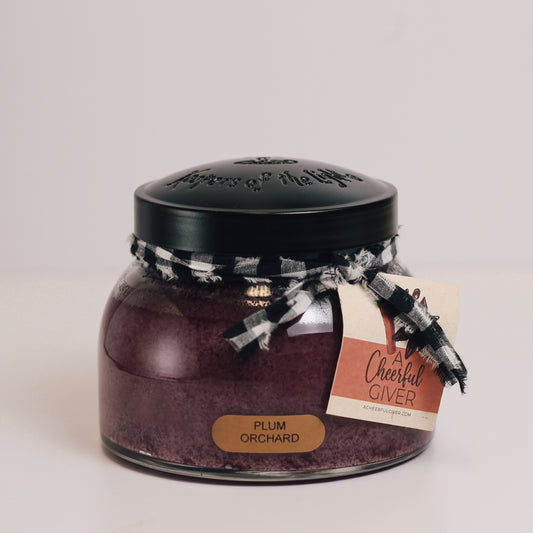 Plum Orchard Scented Candle - 22 oz, Double Wick, Mama Jar