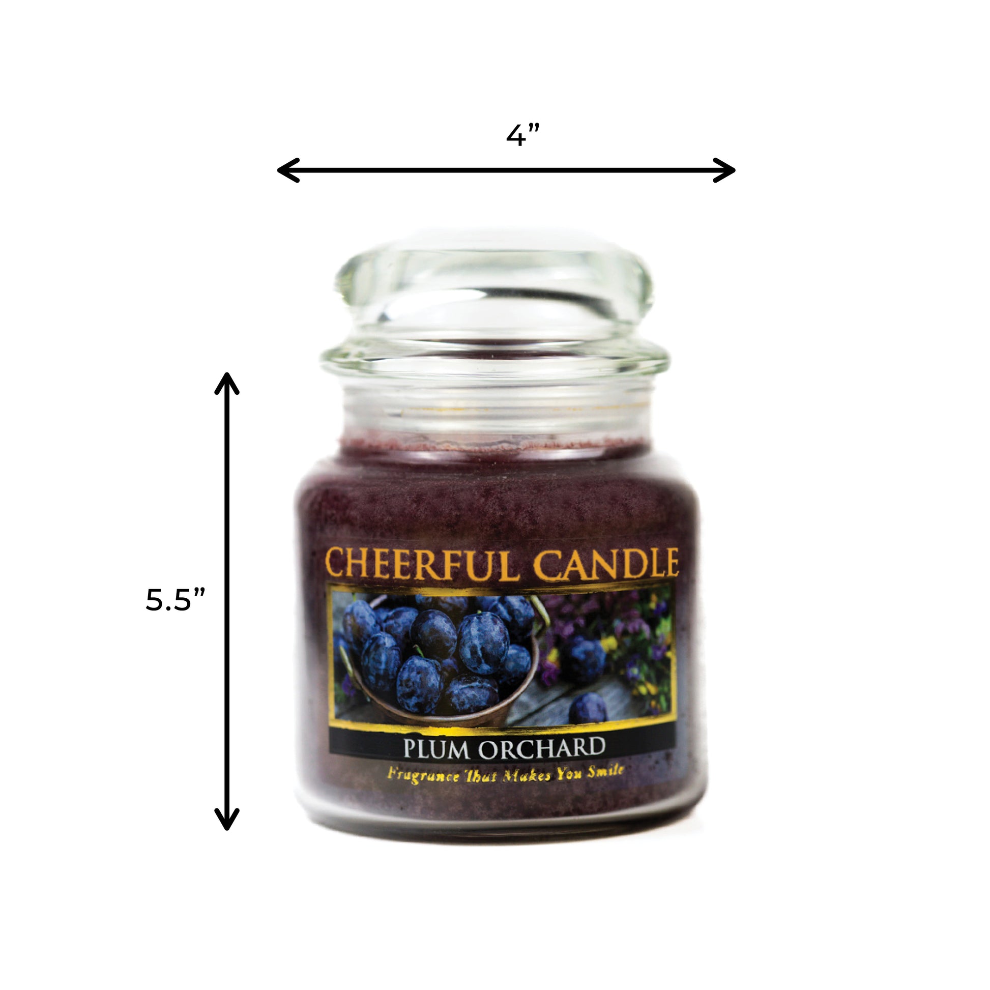 Plum Orchard - 16 oz Cheerful Candle