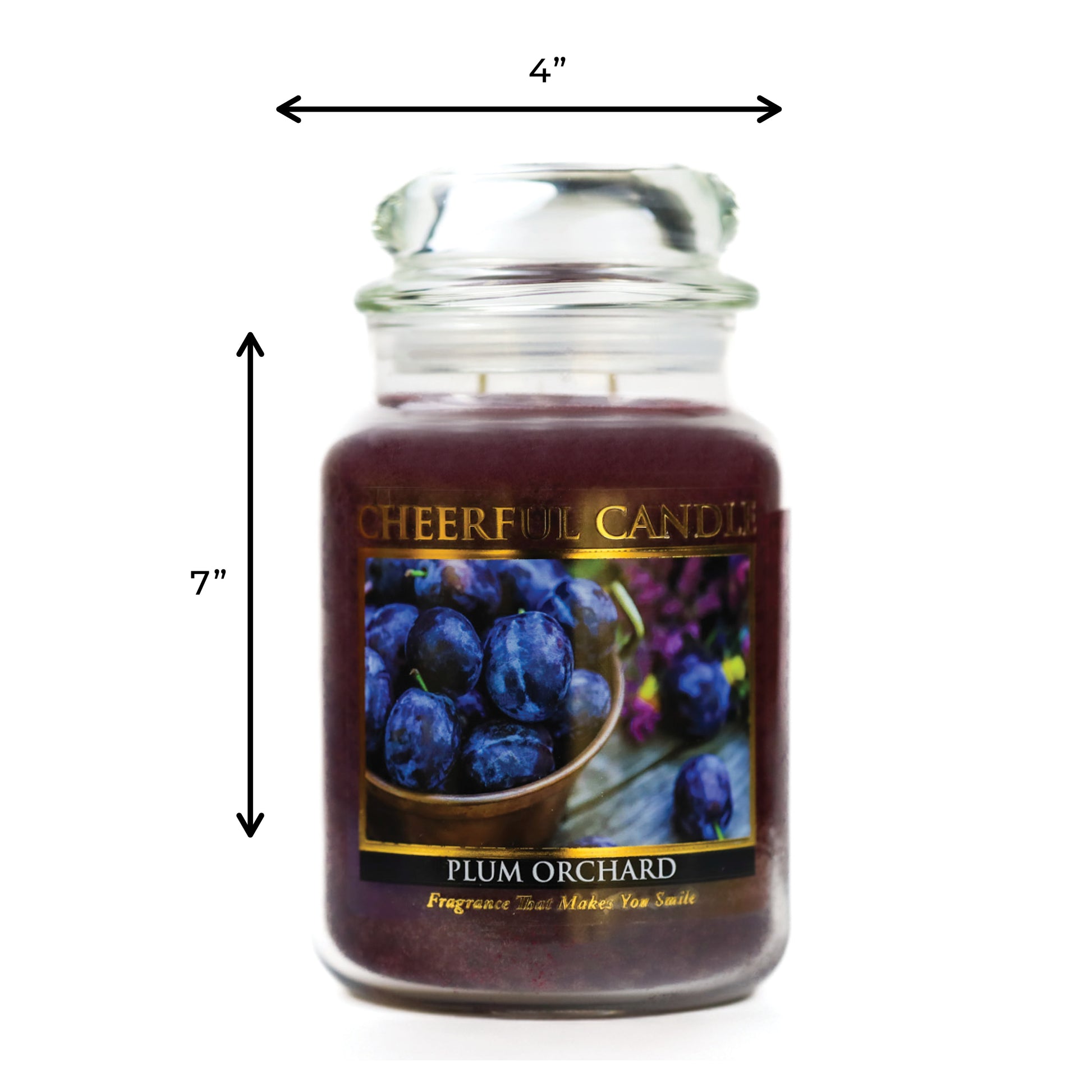 Plum Orchard - 24 oz Cheerful Candle