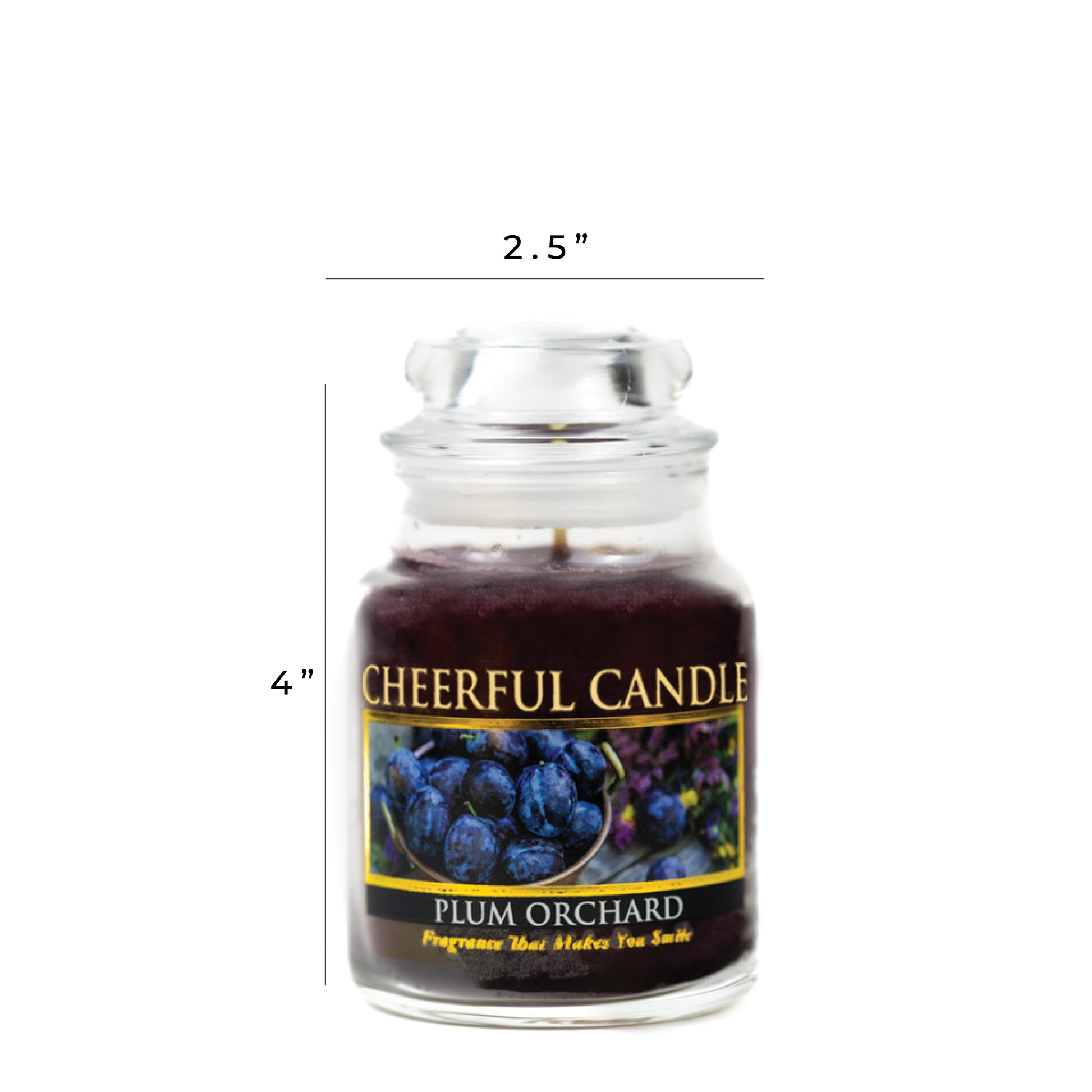 Plum Orchard - 6 oz Cheerful Candle