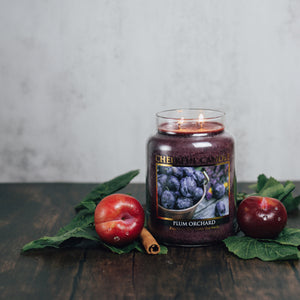 Plum Orchard Scented Candle -24 oz, Double Wick, Cheerful Candle