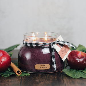 Plum Orchard Scented Candle - 22 oz, Double Wick, Mama Jar