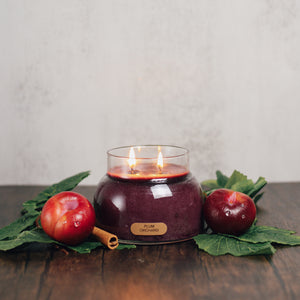 Plum Orchard Scented Candle - 22 oz, Double Wick, Mama Jar