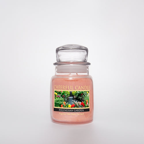 Polynesian Garden Scented Candle - 6 oz, Single Wick, Cheerful Candle