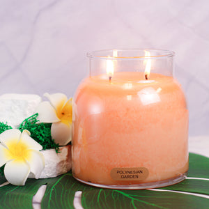 Polynesian Garden - 34 oz, Double Wick, Papa Jar