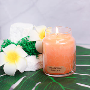 Polynesian Garden Scented Candle - 6 oz, Single Wick, Baby Jar