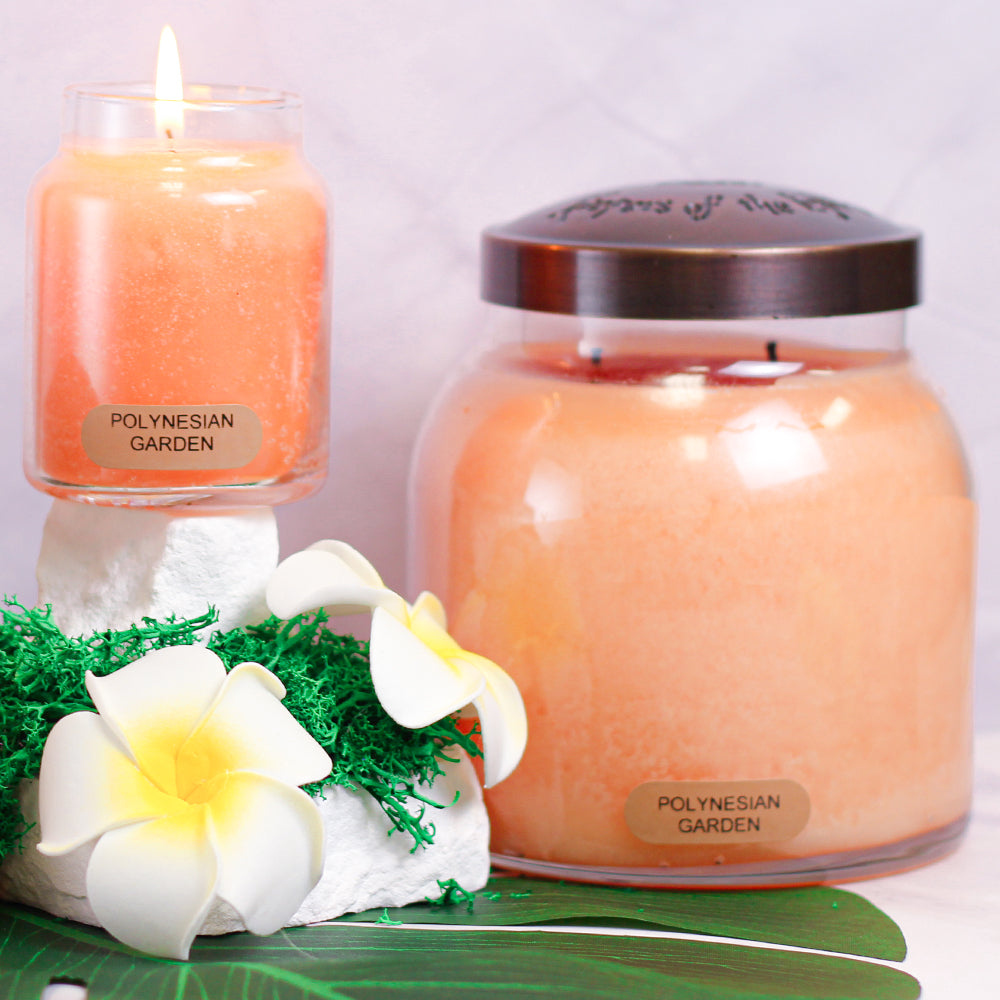 Polynesian Garden Scented Candle - 6 oz, Single Wick, Baby Jar