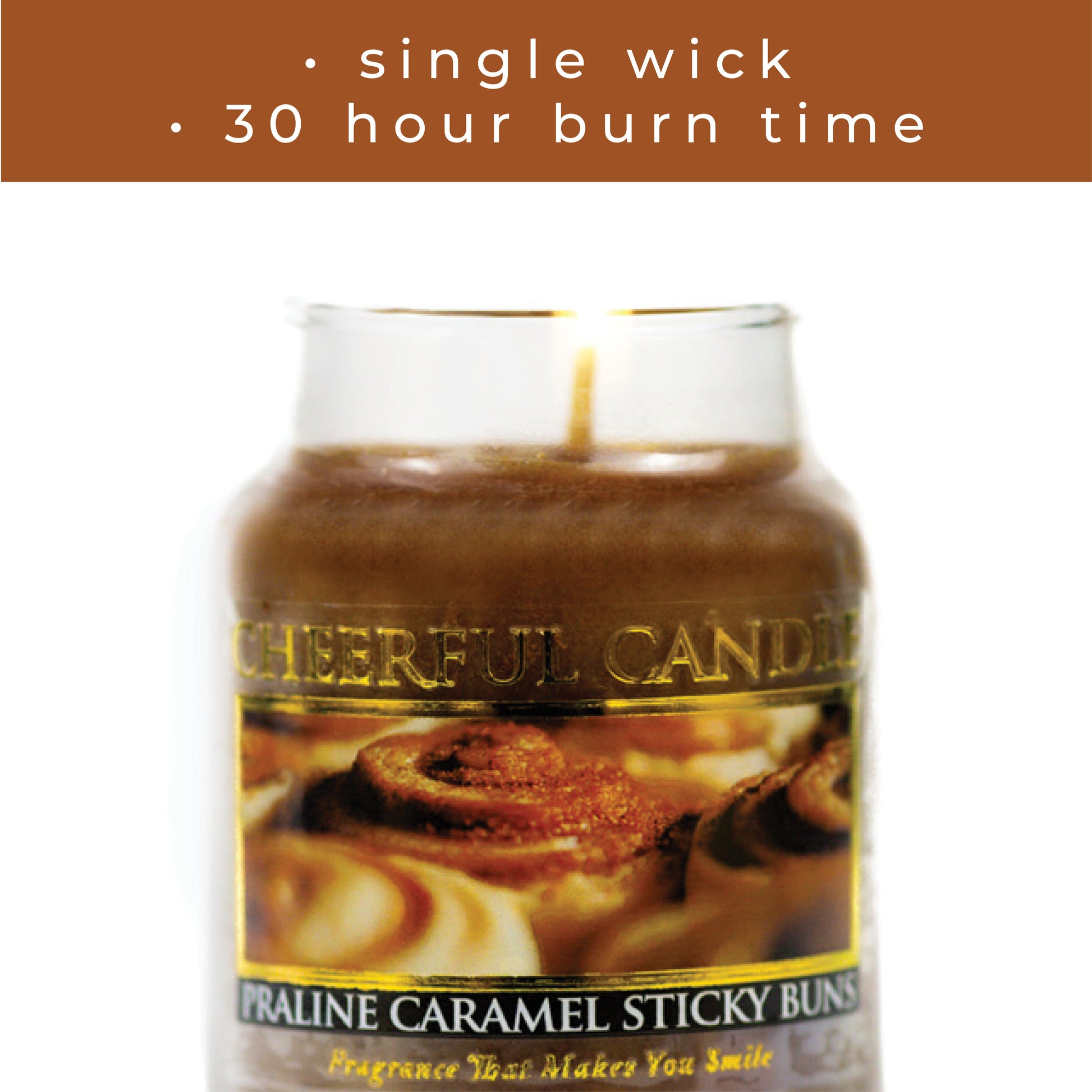 Praline Caramel Sticky Buns - 6 oz Cheerful Candle