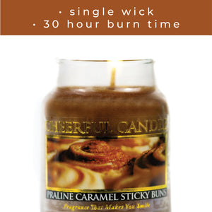 Praline Caramel Sticky Buns - 6 oz Cheerful Candle