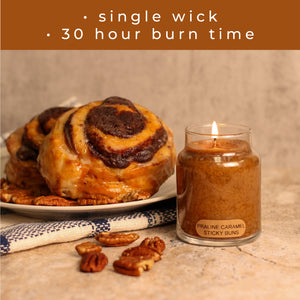 Praline Caramel Sticky Buns - 6 oz Baby Candle