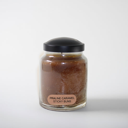 Praline Caramel Sticky Buns Scented Candle - 6 oz, Single Wick, Baby Jar