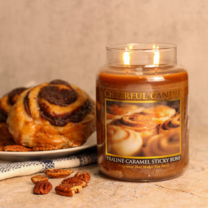 Praline Caramel Sticky Buns - 24 oz Cheerful Candle