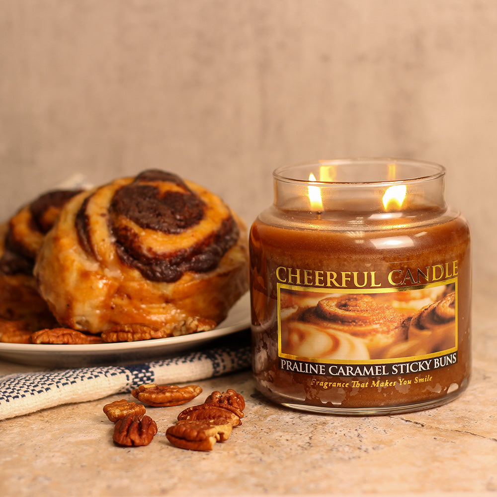 Praline Caramel Sticky Buns - 16 oz Cheerful Candle