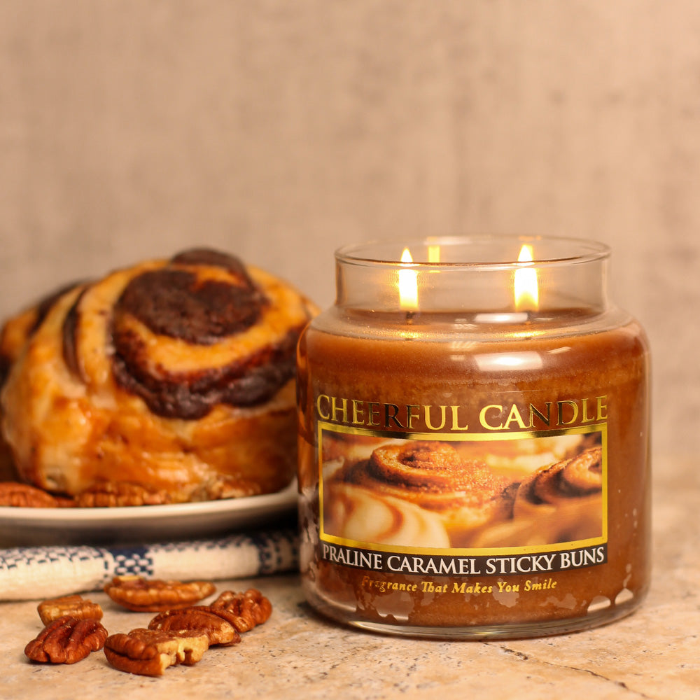 Praline Caramel Sticky Buns - 16 oz Cheerful Candle