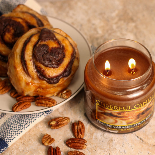 Praline Caramel Sticky Buns - 16 oz Cheerful Candle