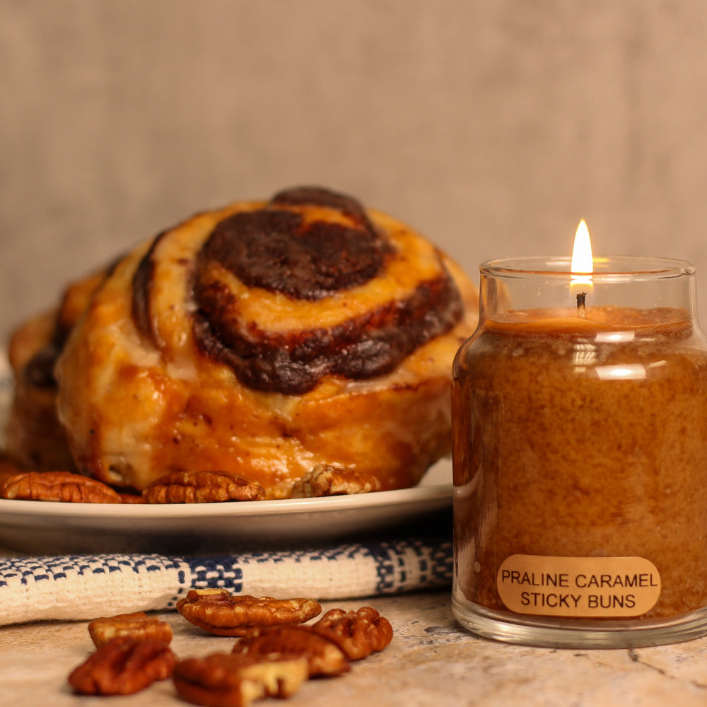 Praline Caramel Sticky Buns - 6 oz Baby Candle