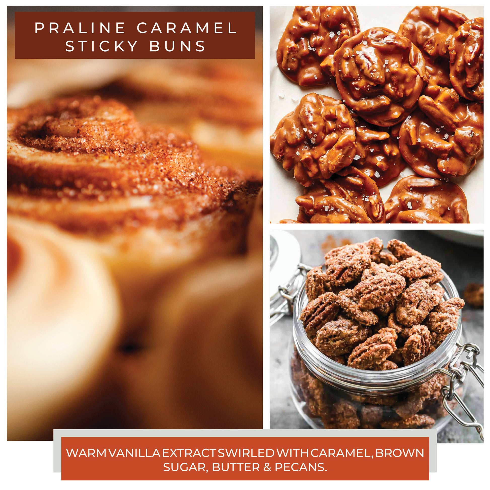 Praline Caramel Sticky Buns - 22 oz Mama Candle