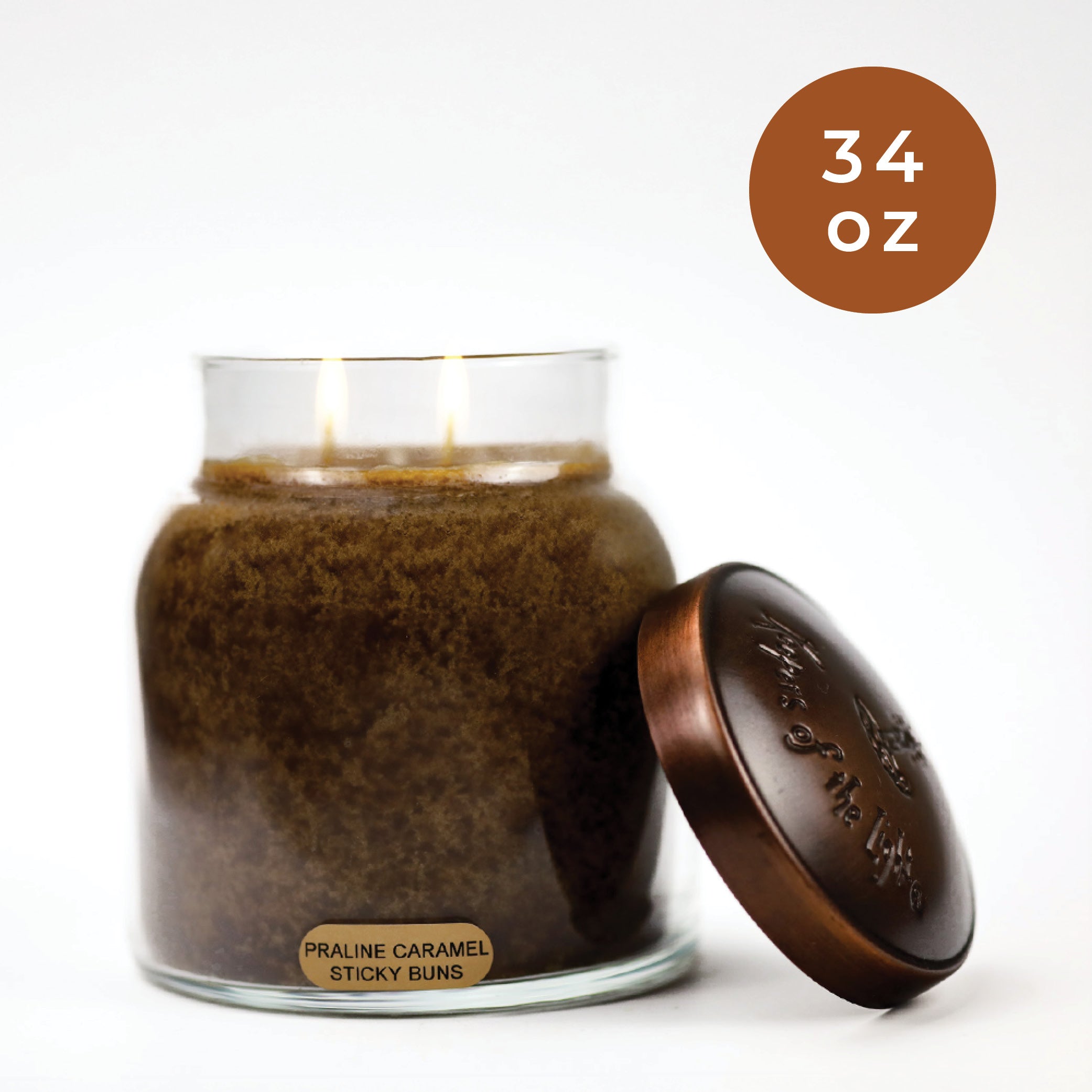 Warm & Gooey Cinnamon Buns 34oz Jar Candle | A Cheerful G – A