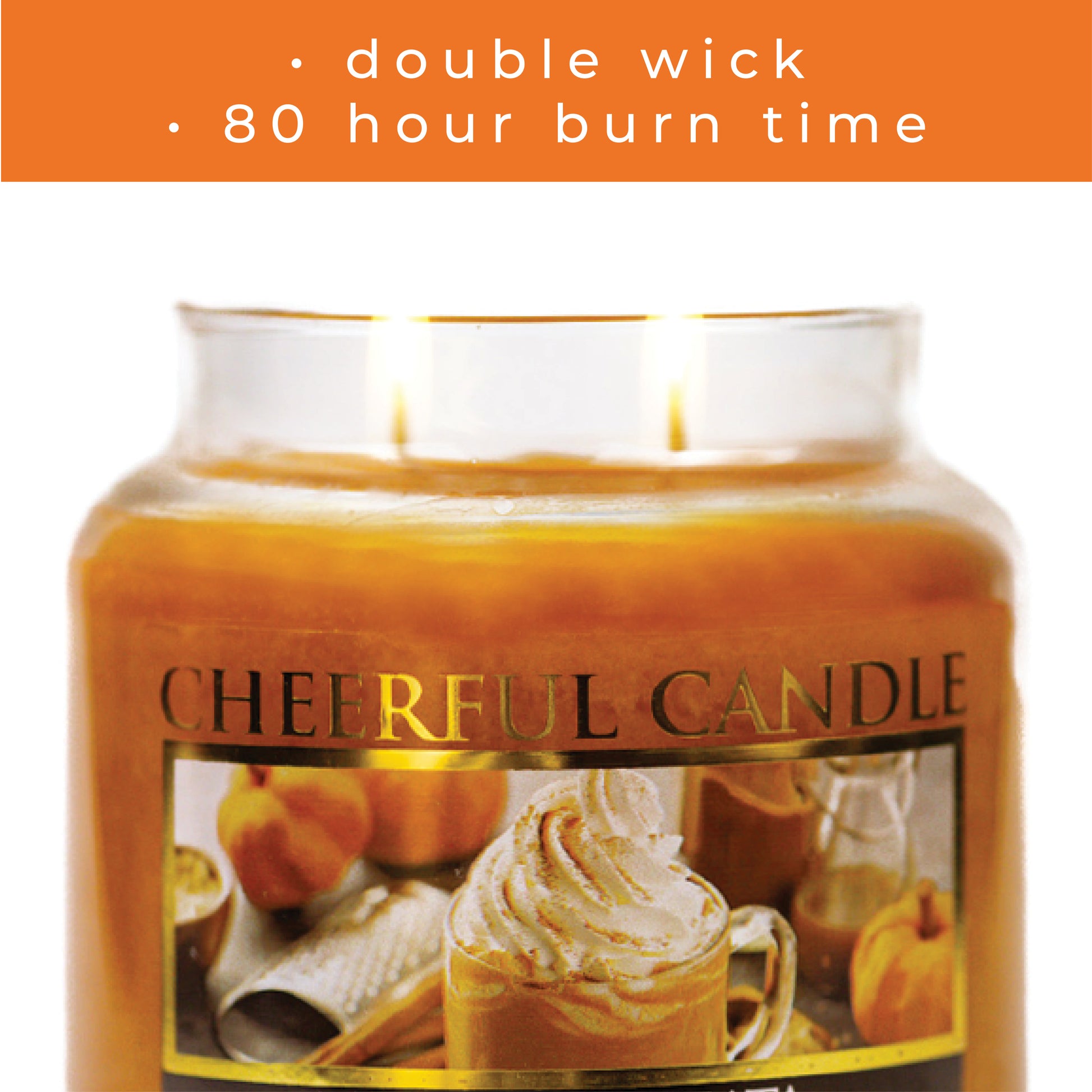 Pumpkin Chata - 16 oz Cheerful Candle