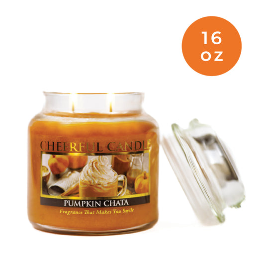 Pumpkin Chata - 16 oz Cheerful Candle