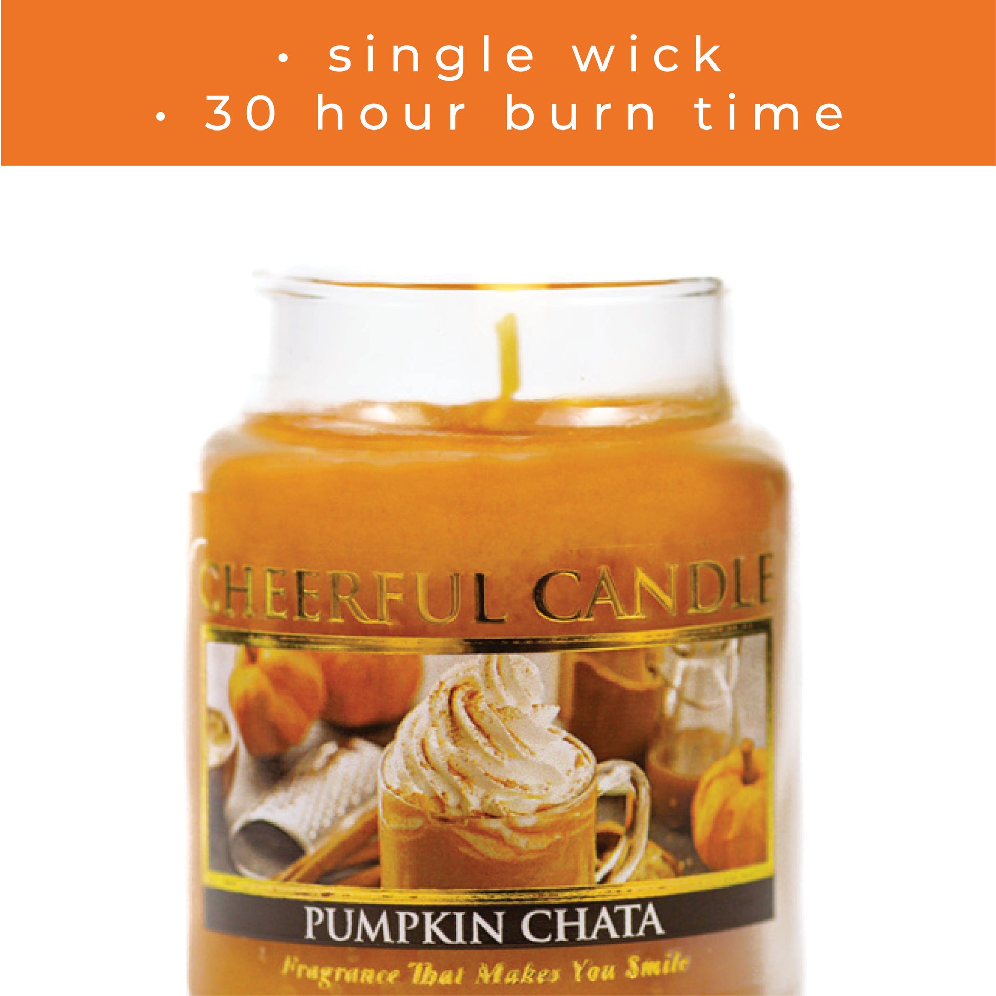 Pumpkin Chata - 6 oz Cheerful Candle