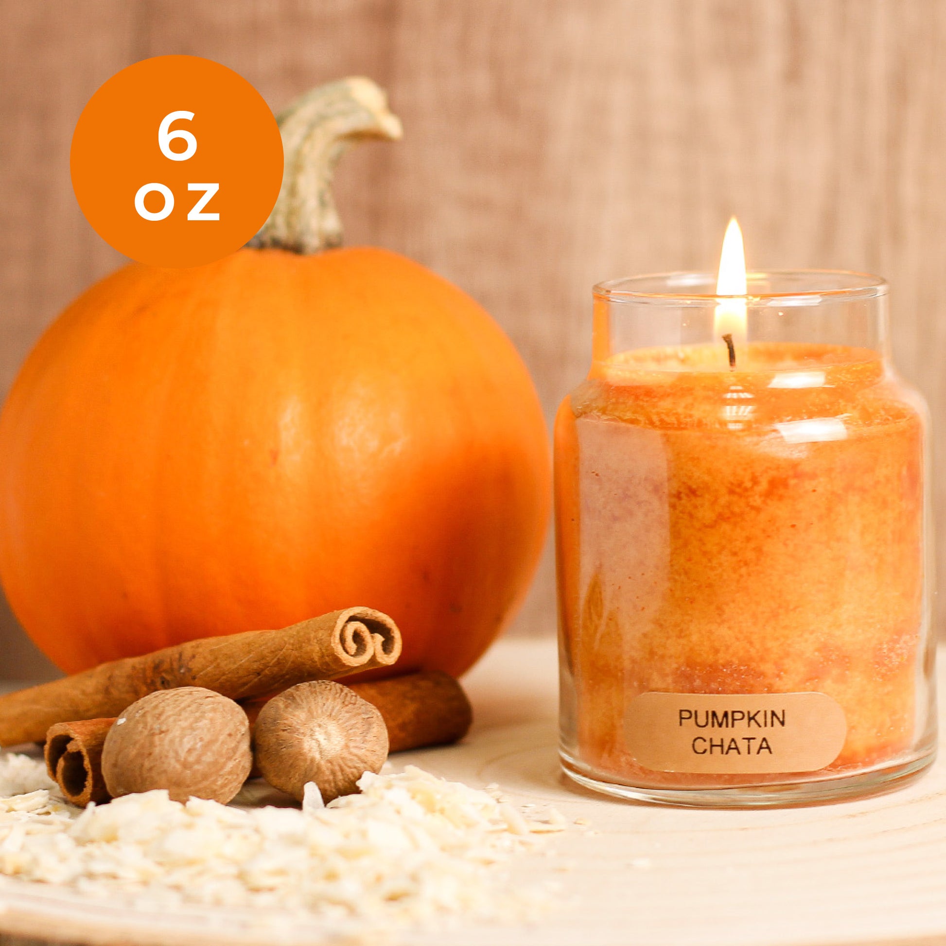 Pumpkin Chata - 6 oz Baby Candle