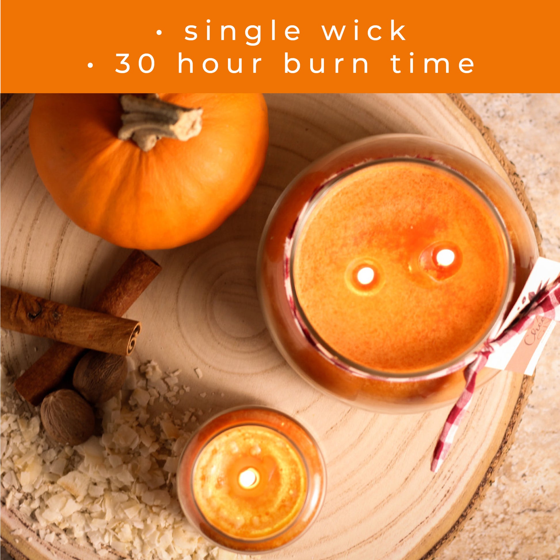 Pumpkin Chata - 6 oz Baby Candle