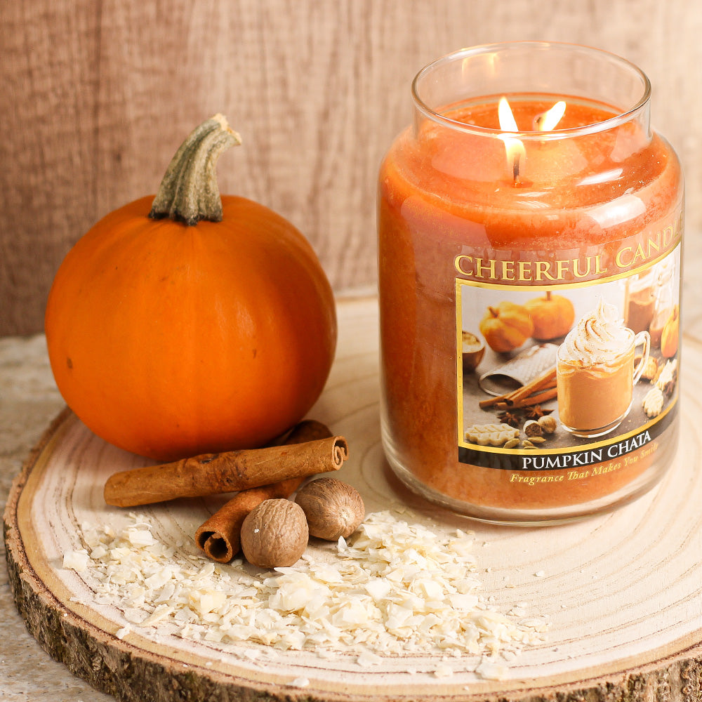 Pumpkin Chata - 24 oz Cheerful Candle