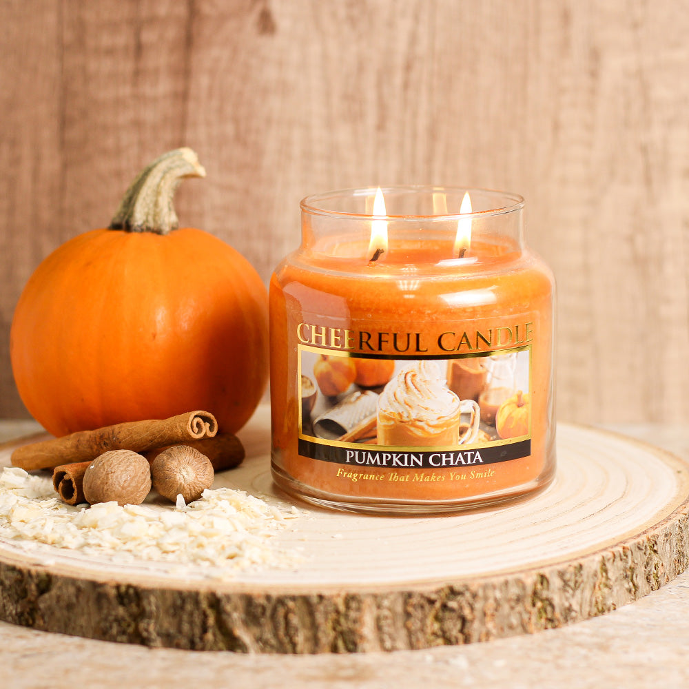 Pumpkin Chata - 16 oz Cheerful Candle