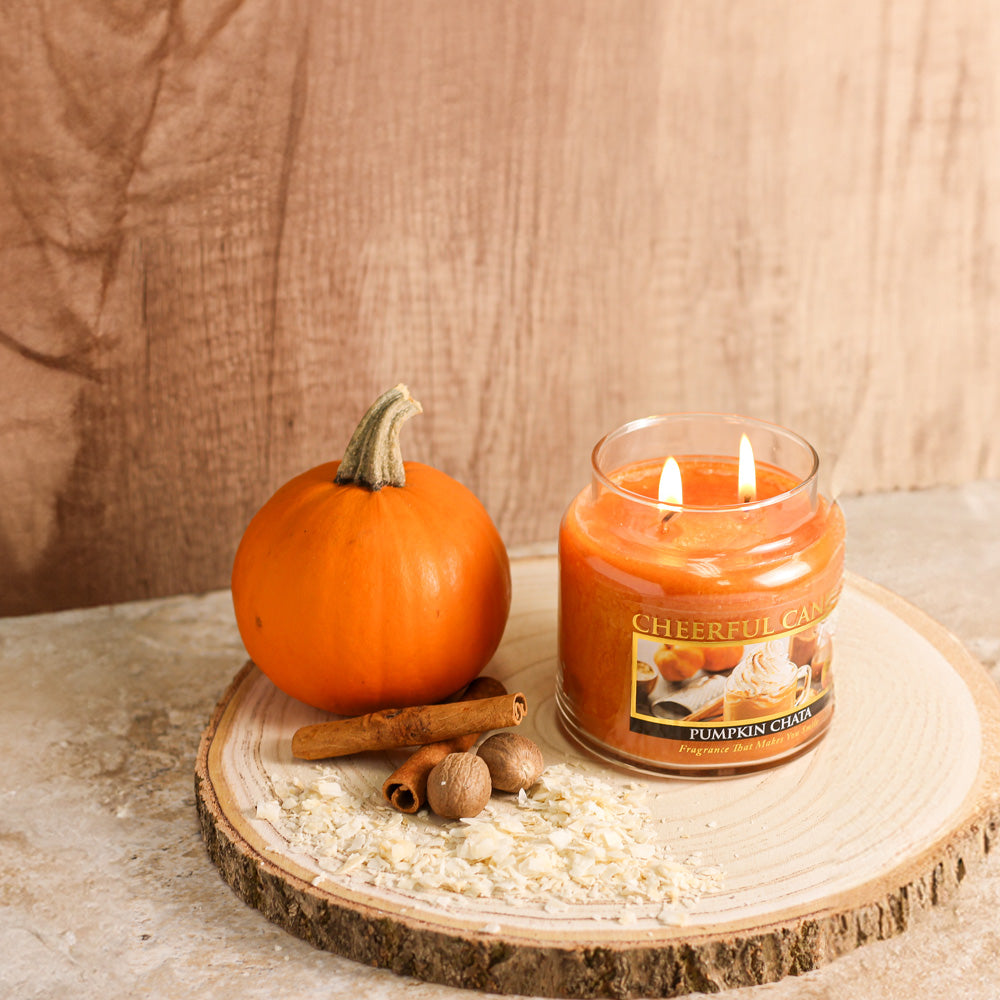 Pumpkin Chata - 16 oz Cheerful Candle