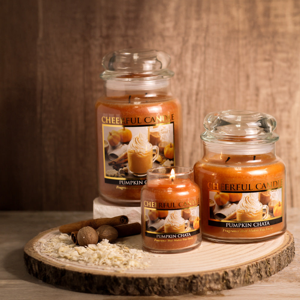 Pumpkin Chata - 24 oz Cheerful Candle