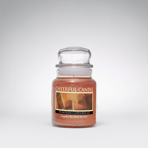 Pumpkin Cornbread Scented Candle - 6 oz, Single Wick, Cheerful Candle