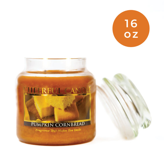 Pumpkin Cornbread - 16 oz Cheerful Candle