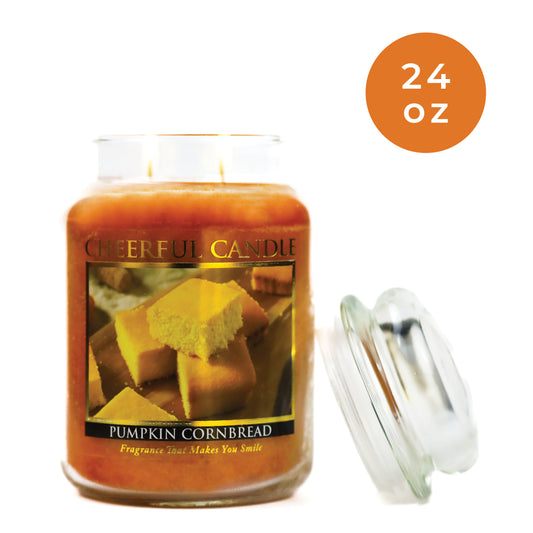 Pumpkin Cornbread - 24 oz Cheerful Candle