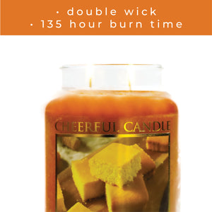 Pumpkin Cornbread - 24 oz Cheerful Candle