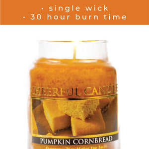 Pumpkin Cornbread - 6 oz Cheerful Candle
