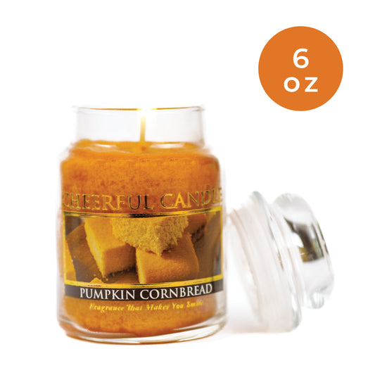 Pumpkin Cornbread - 6 oz Cheerful Candle