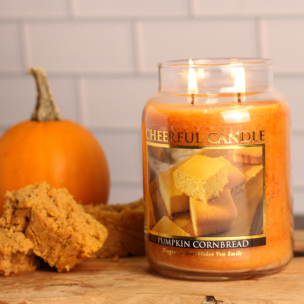 Pumpkin Cornbread - 24 oz Cheerful Candle