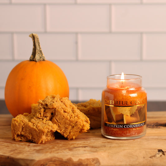 Pumpkin Cornbread - 6 oz Cheerful Candle