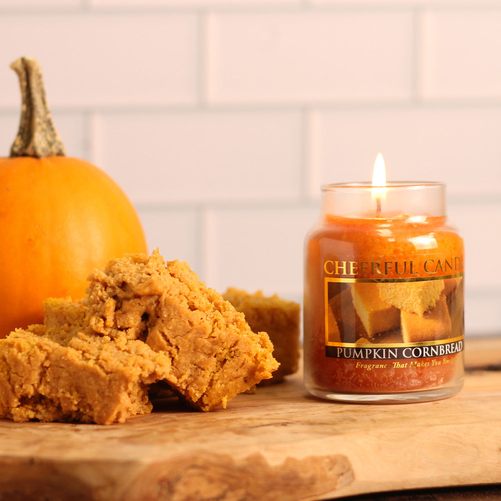 Pumpkin Cornbread - 6 oz Cheerful Candle