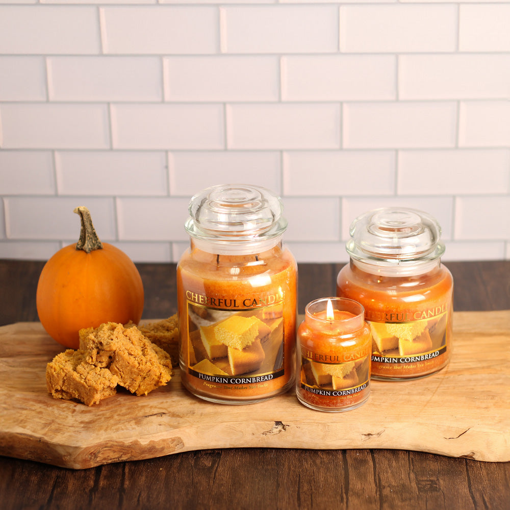 Pumpkin Cornbread - 24 oz Cheerful Candle