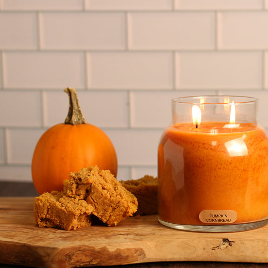 Pumpkin Cornbread - 34 oz Papa Candle