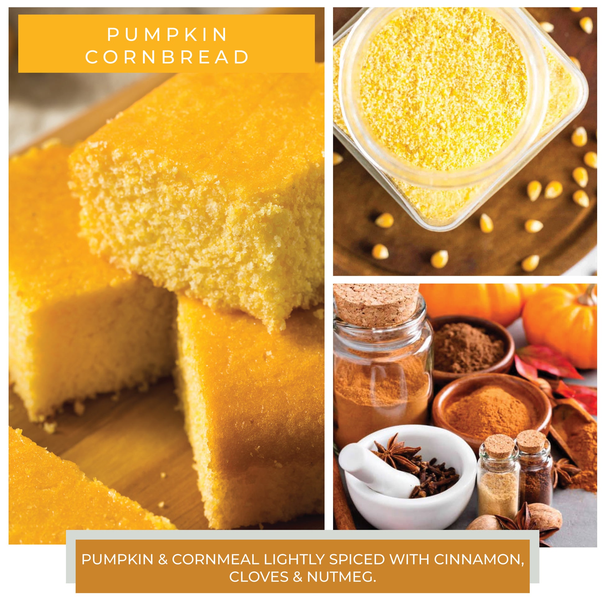 Pumpkin Cornbread - 22 oz Mama Candle