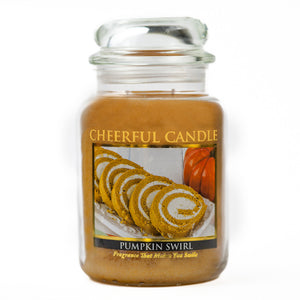 Pumpkin Swirl - 24 oz Cheerful Candle