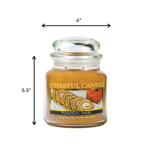 Pumpkin Swirl - 16 oz Cheerful Candle