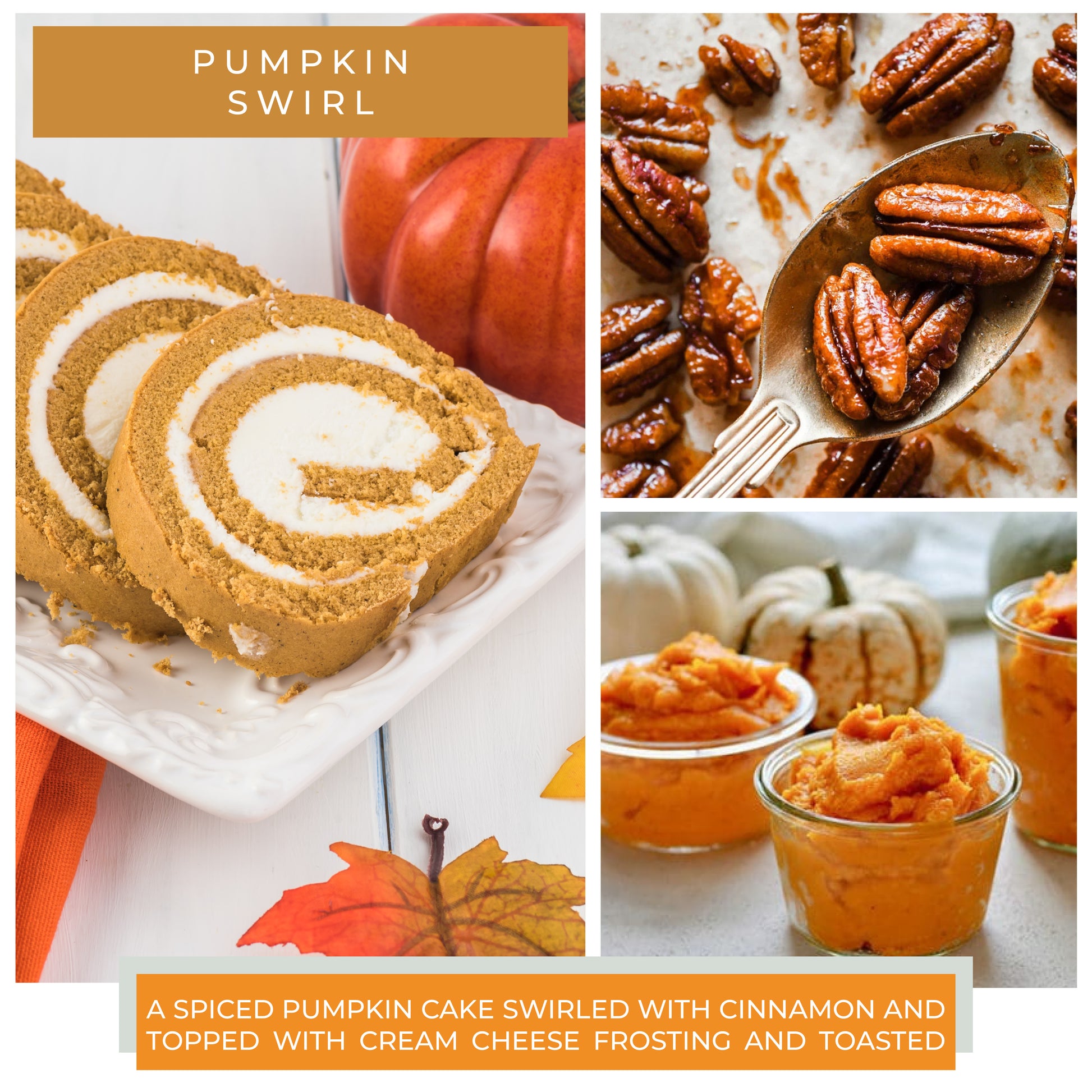 Pumpkin Swirl - 6 oz Cheerful Candle