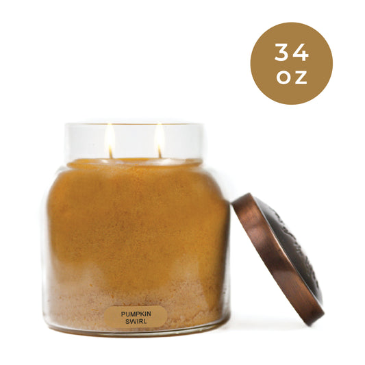 Pumpkin Swirl - 34 oz Papa Candle