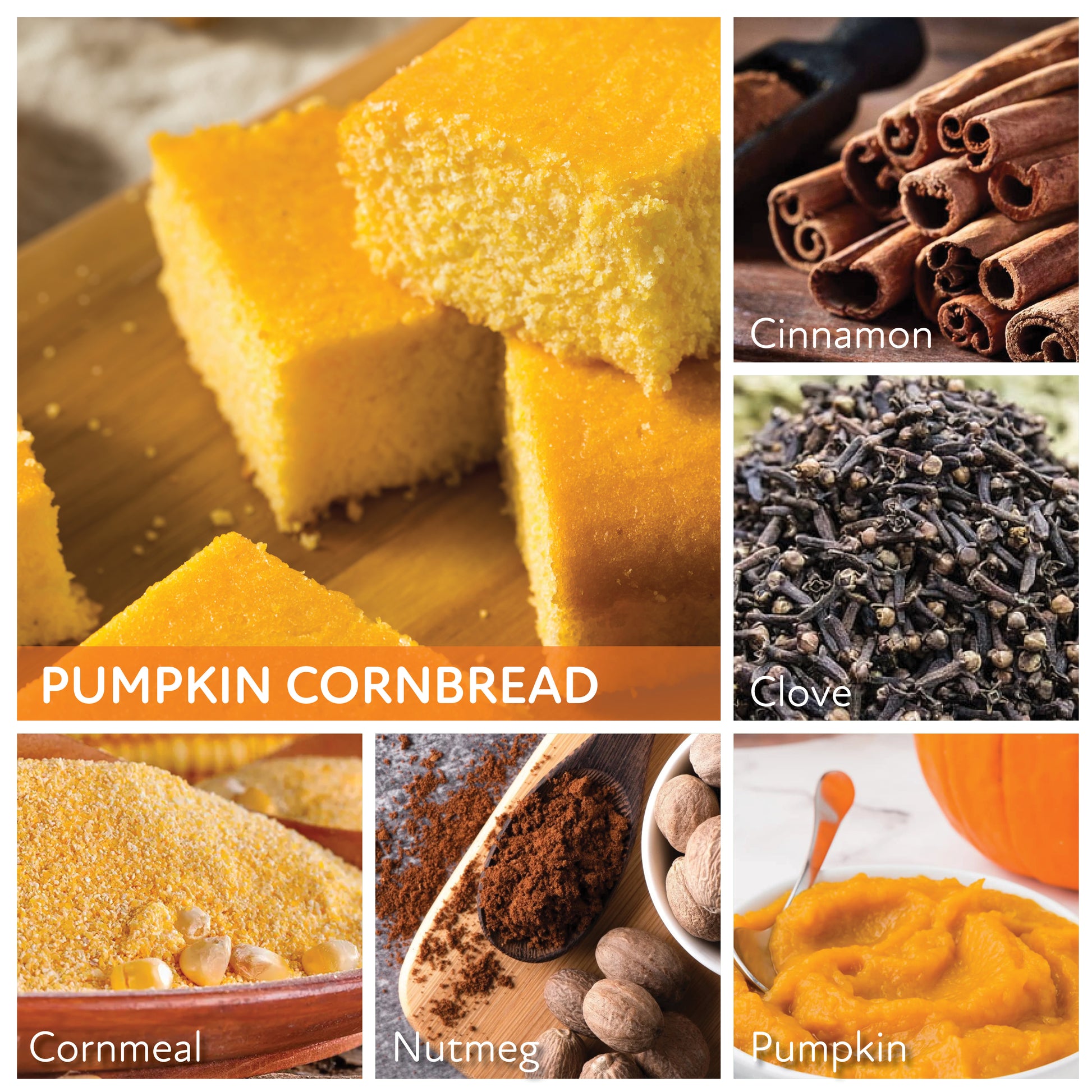 Pumpkin Cornbread - 34 oz Papa Candle