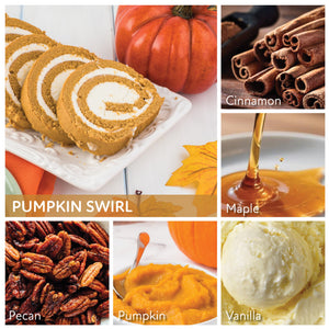 Pumpkin Swirl - 6 oz Cheerful Candle