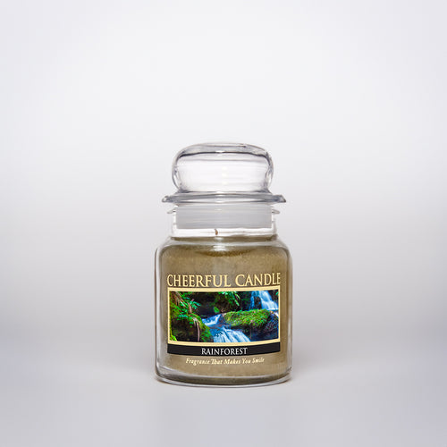 Rainforest Scented Candle - 6 oz, Single Wick, Cheerful Candle